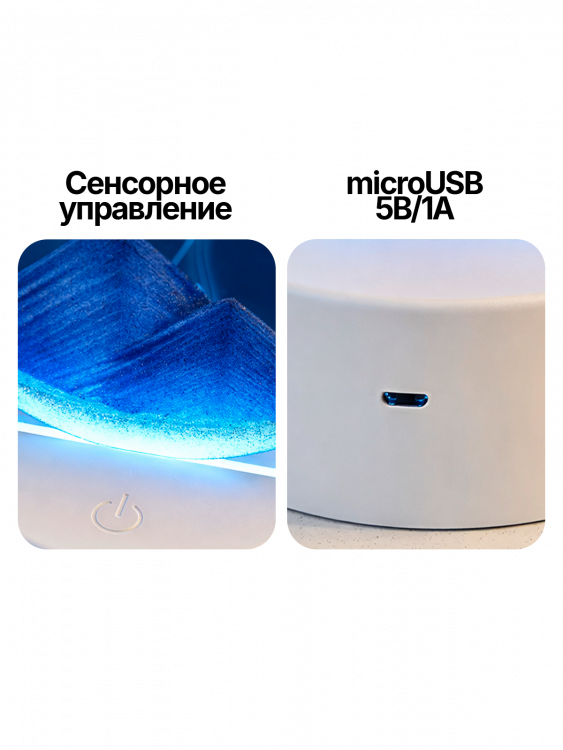 Песочная картина ночник интерьерный Огонёк OG-LDP34 Синий